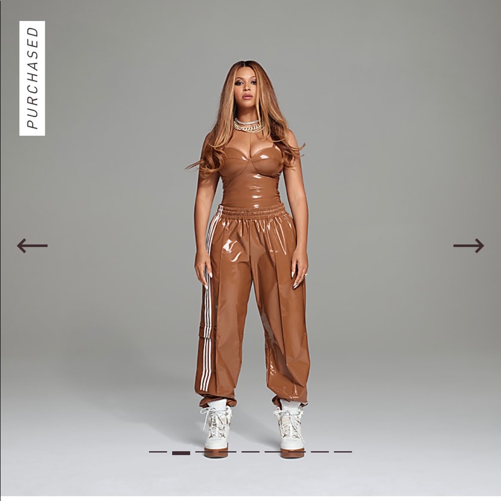 LATEX TRACK PANTS (ALL GENDER) - Picture 3 of 4